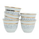 Al Saif Gallery Porcelain Arabic Coffee Cups Set, 12 Pieces - White Gray product image 3
