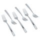 Al Saif Gallery steel spoon set, 24 pieces - silver product image 2