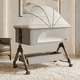 سرير اطفال حديد، 80×50 سم - رمادي product image 1