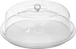 Al Saif Gallery Acrylic Cake Plate, 4 Pieces, With Clear Lid - Clear product image 3