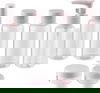 Saifso Plastic Travel Bottle Set with Case, 80ml, Clear Pink product image 1