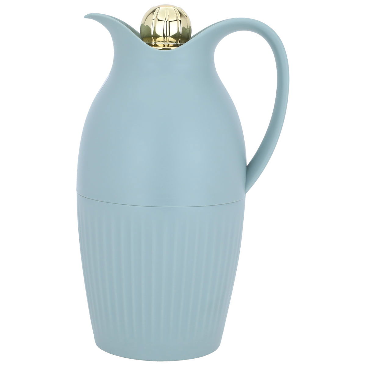 Everest Ramira Pro Thermos, 1.3 liters, thermal glass inner shell, plastic outer shell - light blue product image 1
