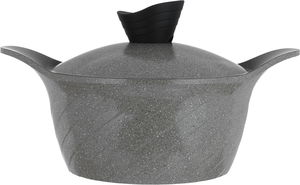 طقم قدور جرانيت تورنادو، 9 قطع - رمادي product image 3