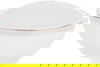 Alsaif Gallery Porcelain Dinner Set, 166 Pieces, Gold Engraving - White product image 11