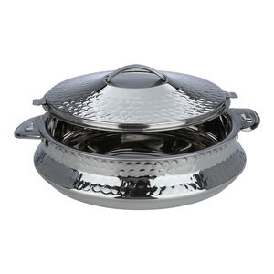 حافظة طعام استيل ماكسيما، 2 لتر، منقوشة - فضي product image 3