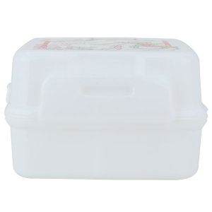 Titiz Plastic Food Container, 14x14x10 cm, 0.8 L, Square - White product image 2