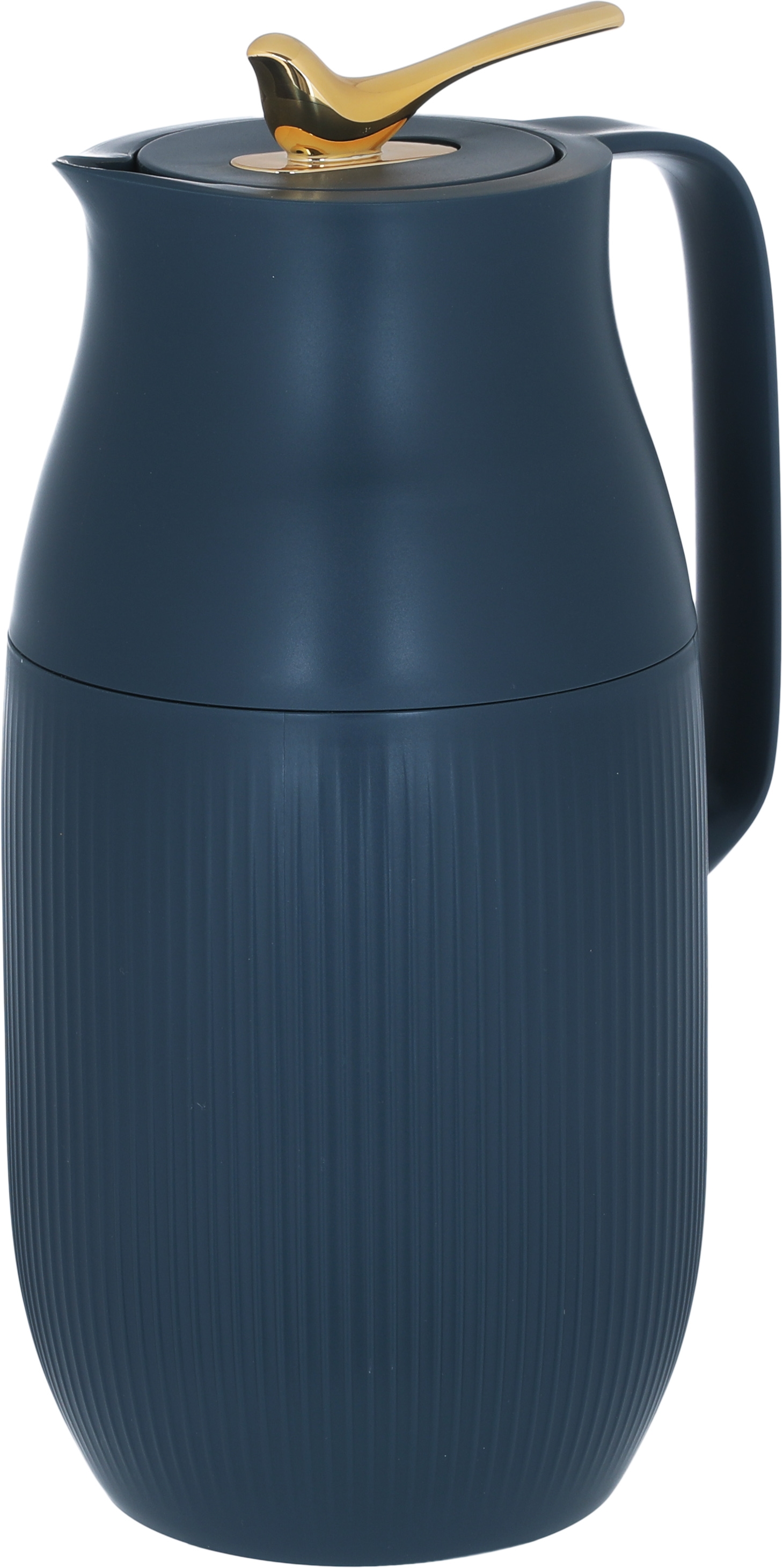 Al Saif Gallery Royal 6 thermos, 1.6 liters, glass inner container, plastic outer shell - dark blue product image 3