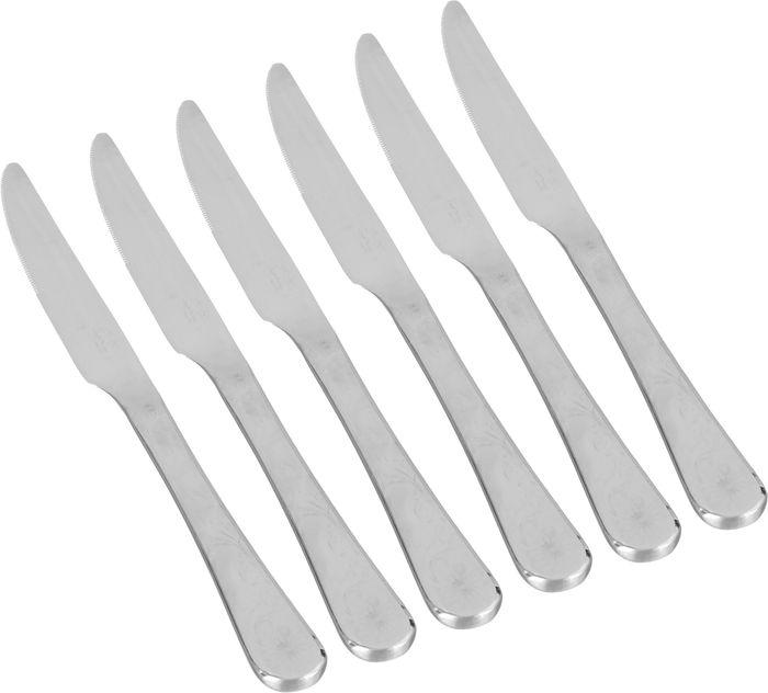 طقم سكاكين استيل السيف غاليري، 6 قطع - فضي product image 1