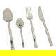 Al Saif Gallery steel spoon set, 24 pieces, engraved - silver product image 3