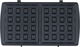 سخان ساندويتش 3×1 إديسون، 750 واط، 3 ألواح، JS-803A - أسود فضي product image 8