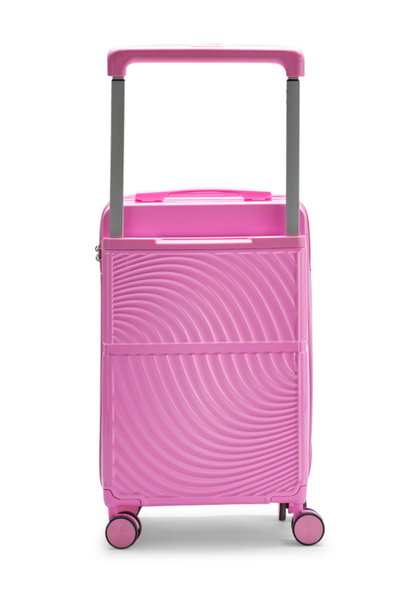 Limra Polycarbonate Airplane Cabin Bags, 20 Inch, 4 Wheels, 360 Degree Angle, OT-9014 - Pink product image 2