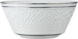 Al Saif Gallery Porcelain Bowl, 5 inches, 12.5x12.5x6 cm, Round - White product image 2