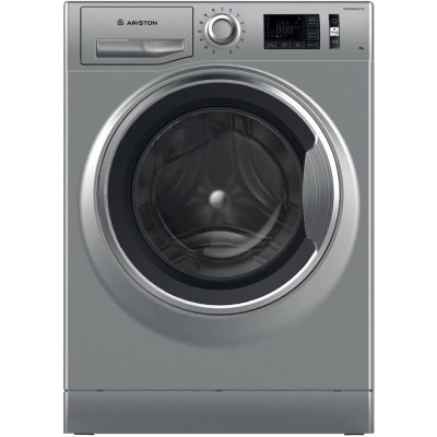 غسالة ملابس اريستون، 9 كجم، 15 برنامج، انفرتر، 1400 دورة في الدقيقة، NLM11946SCA60HZ - فضي product image 4