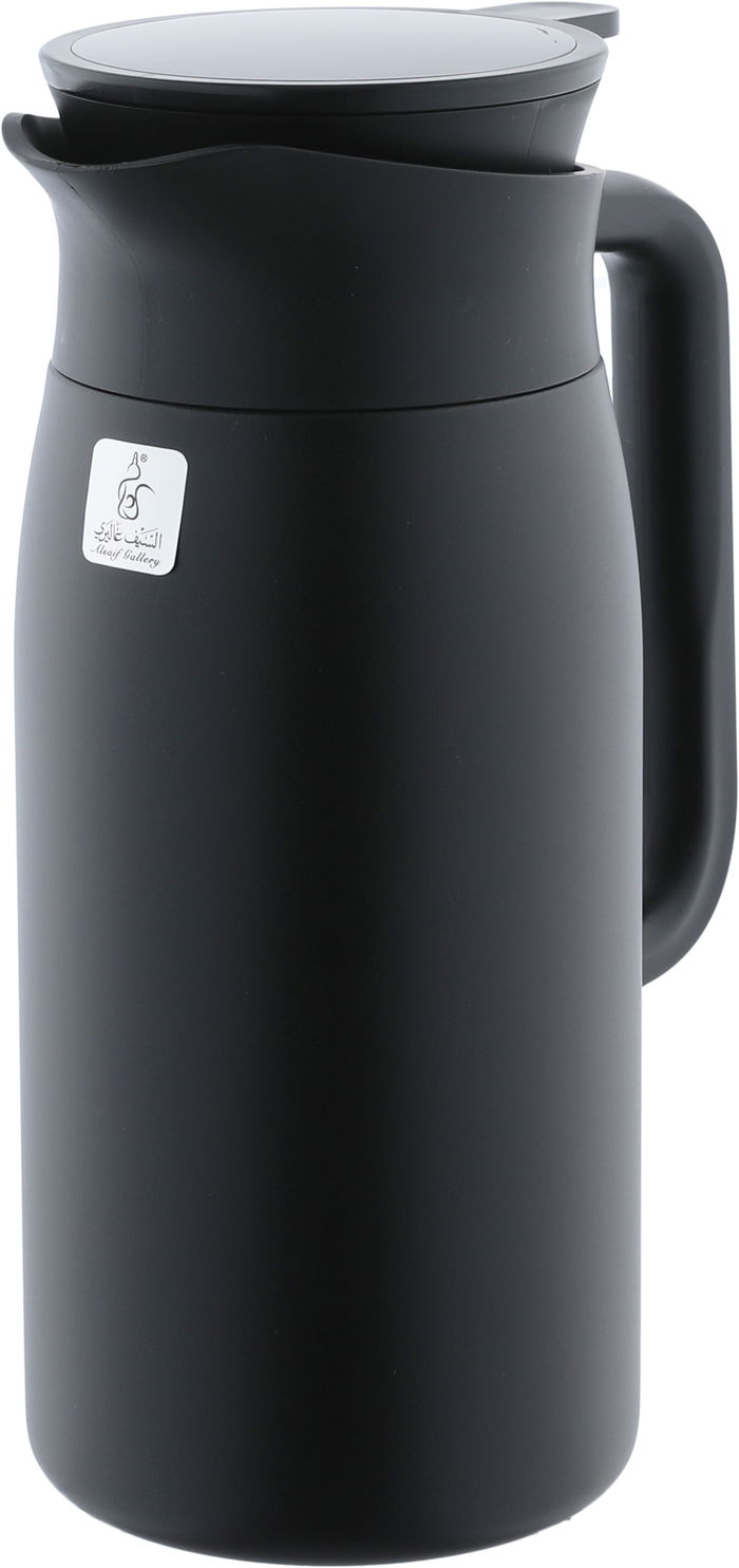 Rana Al Saif Gallery Thermos, 1.10 L, Steel Inner Container, Steel Outer Body, Touch Screen - Black product image 3