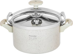 Hashfire Granite Pressure Cooker, 7 Liter - Cream product image 2