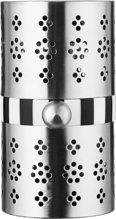 مبخرة ستانلس استيل السيف غاليري، 8x8x14 سم، أسطواني - فضي أسود product image 3