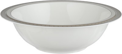 طقم تقديم سفرة بورسلان السيف غاليري، 166 قطعة، نقش فضي - أبيض بني product image 19