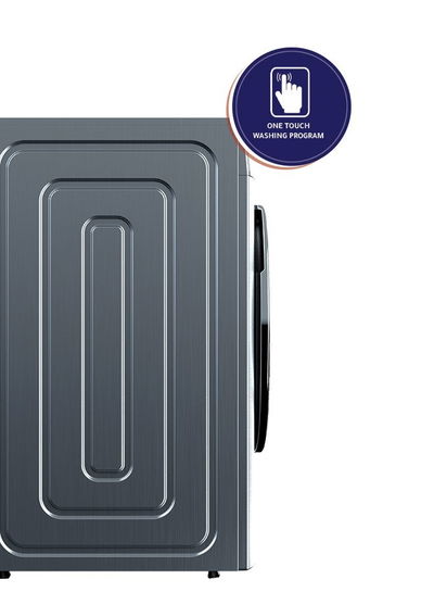 Arrow RO-10FWMS Automatic Washing Machine, 10 kg, Drying Capacity 6 kg, 1400 RPM, Front Loading, Inverter - Silver product image 6