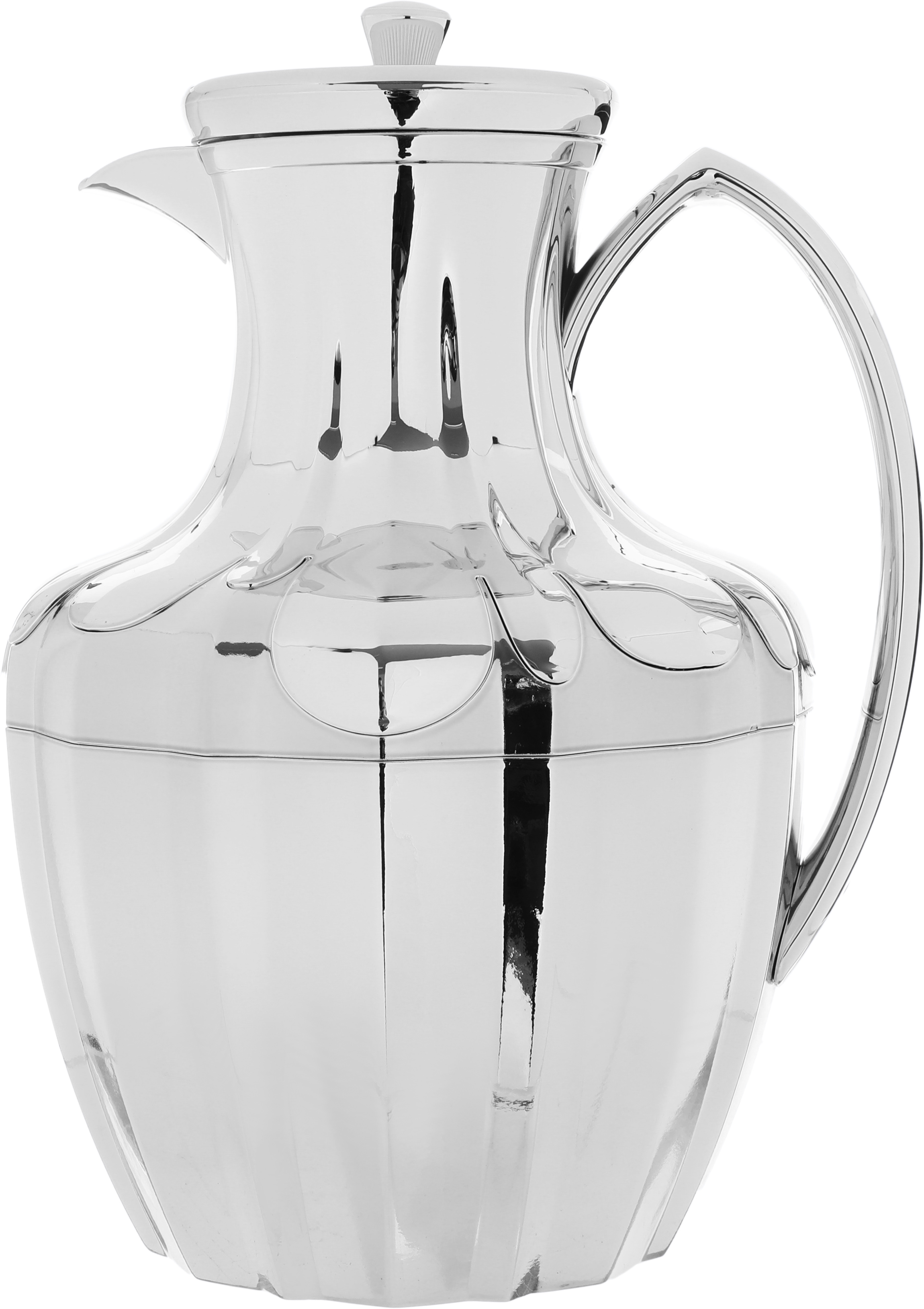 ترمس شادن إفرست، 1 لتر، حافظة داخلية زجاج حراري، هيكل خارجي بلاستيك - فضي product image 1