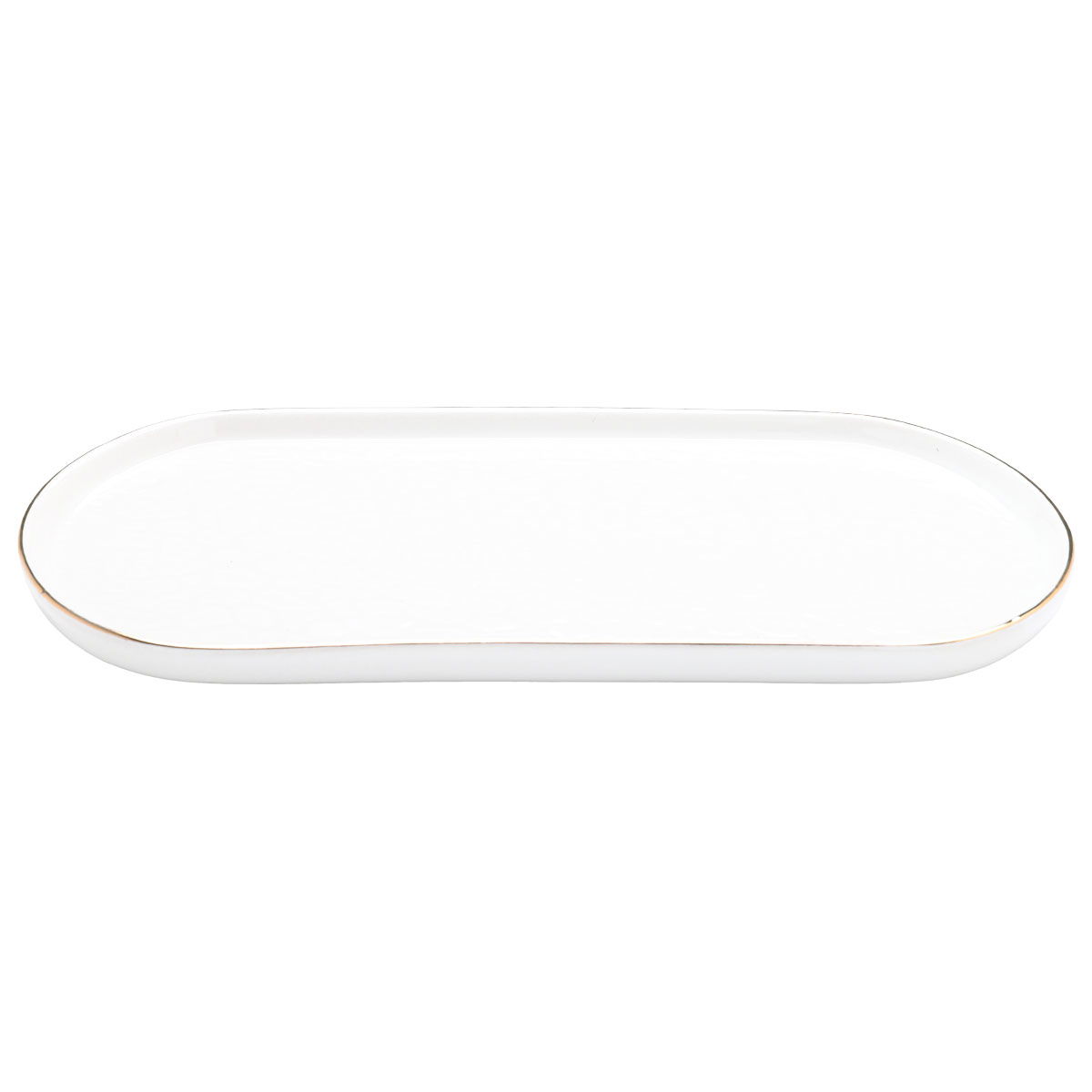 Al Saif Gallery porcelain serving plate, 22 cm, oval, flat - white product image