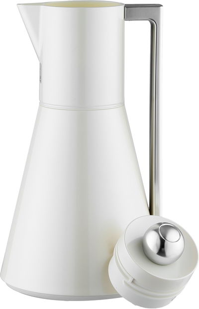 ترمس لينا افريست، 1 لتر، خامة داخلية زجاج، غطاء ضغاط، يد فضي - لؤلؤي product image 4