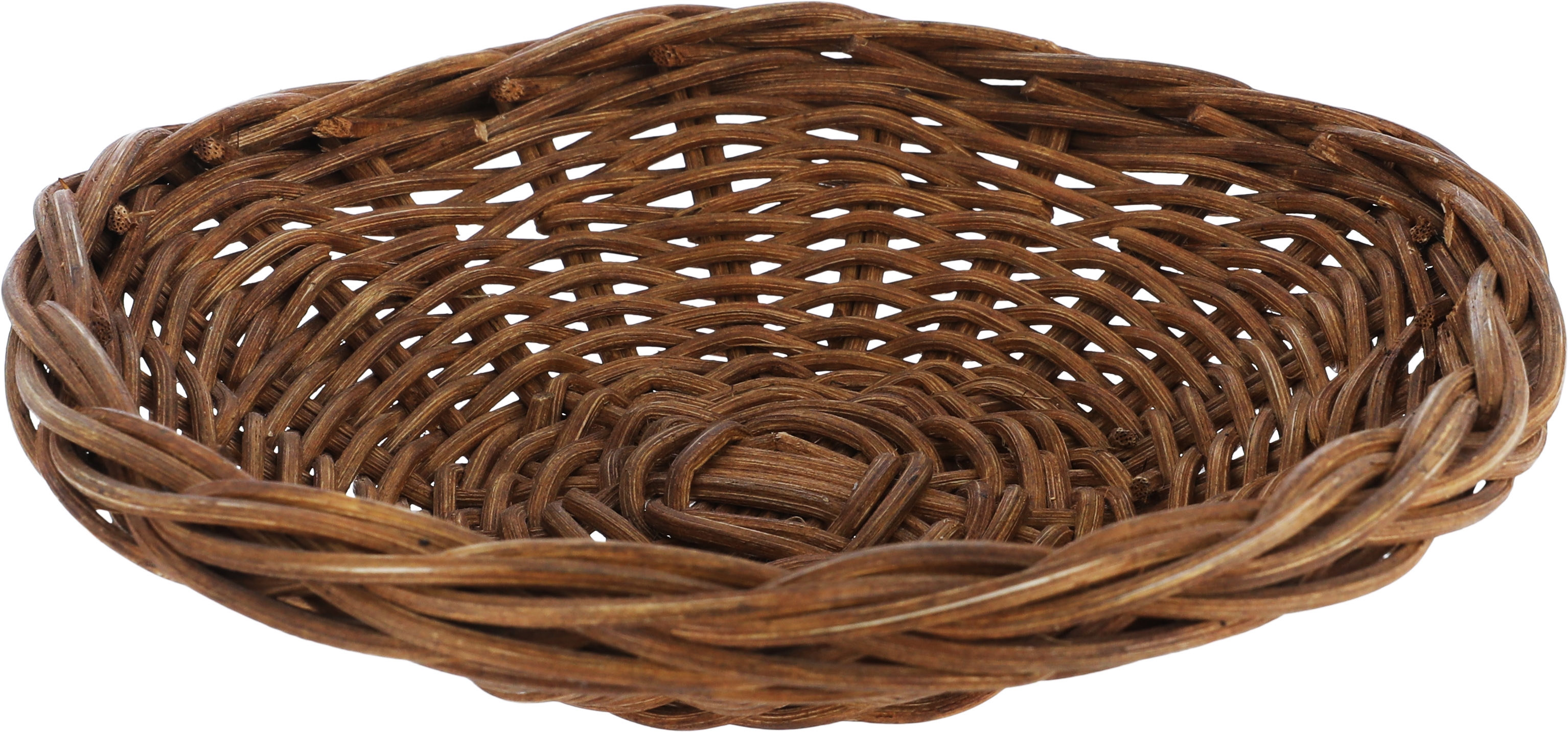 Al Saif Gallery Wicker Basket, 20 x 20 x 4 cm - Brown product image
