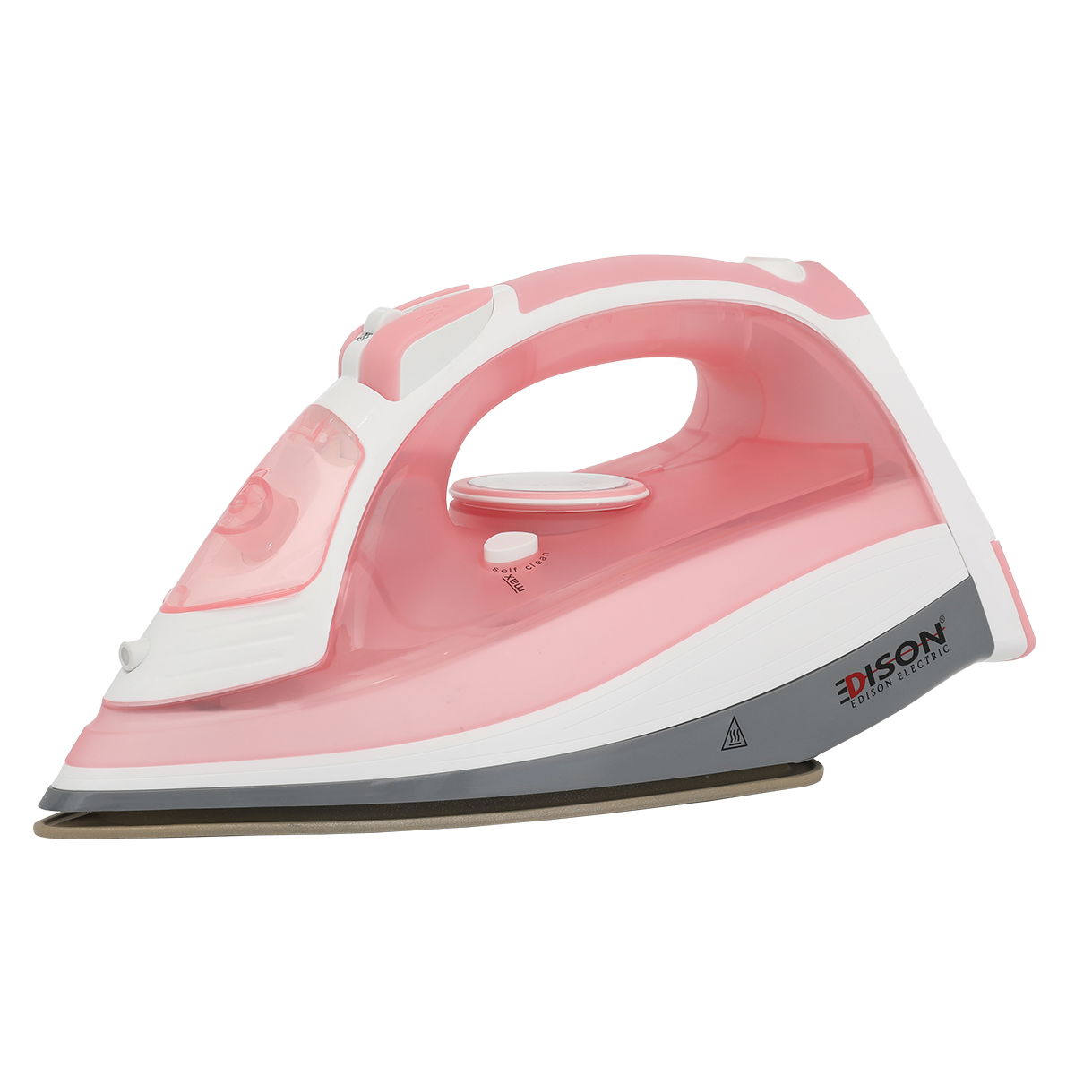 Edison Steam Iron, 280 Ml, 2200 Watt, Ceramic - Pink product image 2