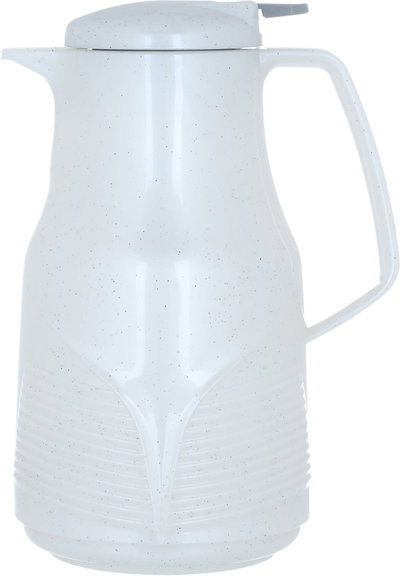 ترمس الراين، 1 لتر، ضغاط، حافظة داخلية زجاج حراري - ابيض product image 2