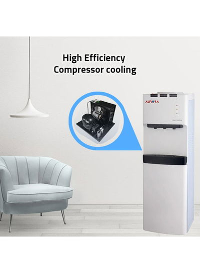 Aurora AR-19WDP Water Dispenser, 500 t, Cold/Hot/Normal, Top Loading, 3 Taps - White product image 5