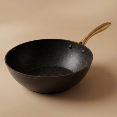 مقلاة جرانيت السيف غاليري( روكي)، 30سم - أسود product image 1