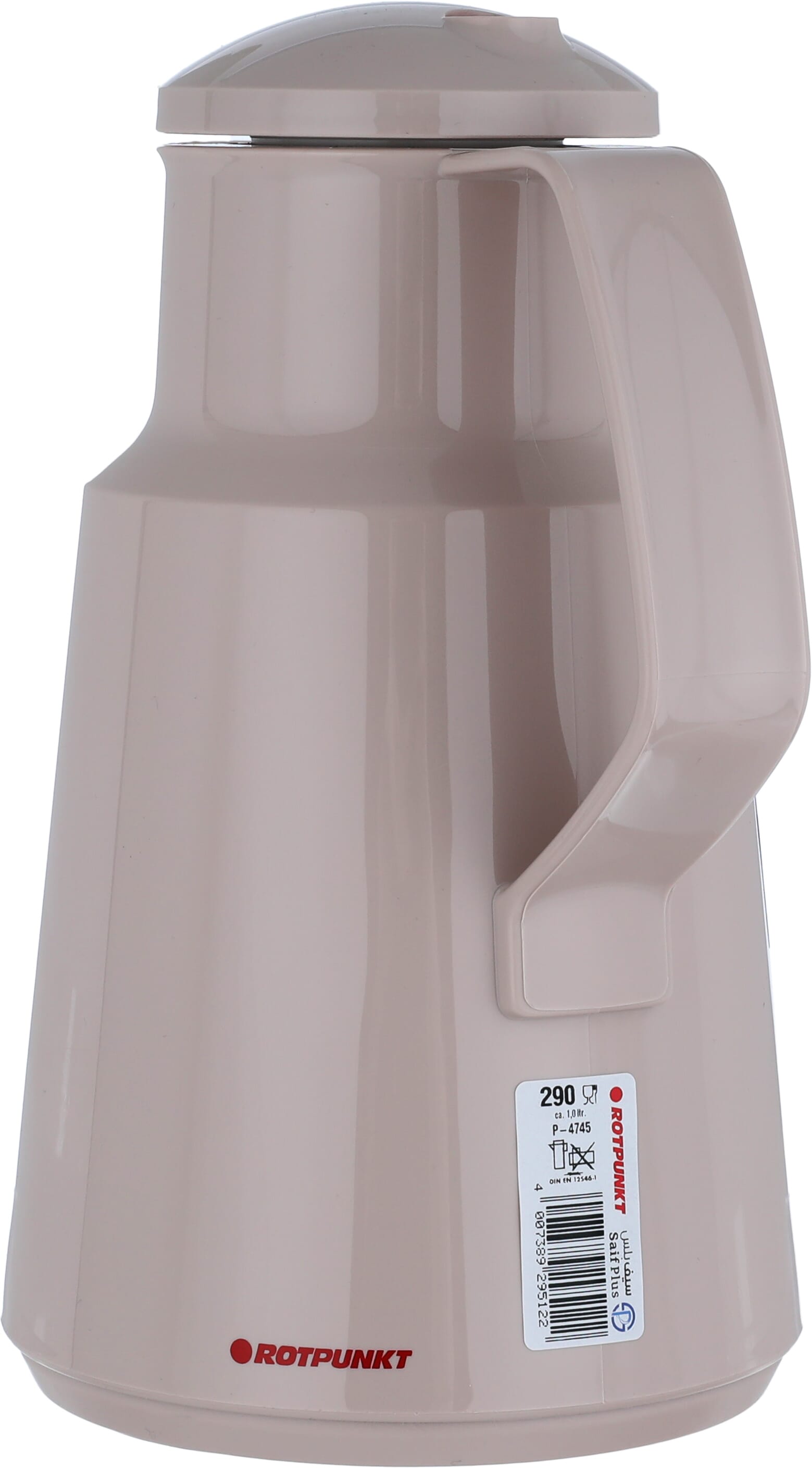Rotpont thermos, 1 liter, glass inner container, plastic outer shell - brown product image 2