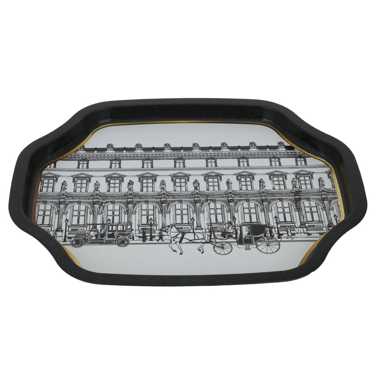 صينية معدن السيف غاليري، 17×332×278 سم، بنقش - أسود product image