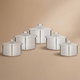 Al Saif Almasi aluminum pots set, 5 pieces - silver product image 1