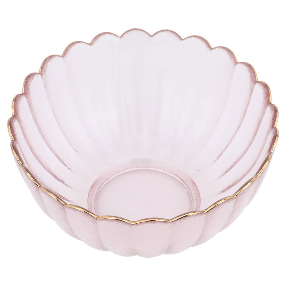 Al Saif Gallery glass bowl, 15.5 x 8 cm - pink product image 1