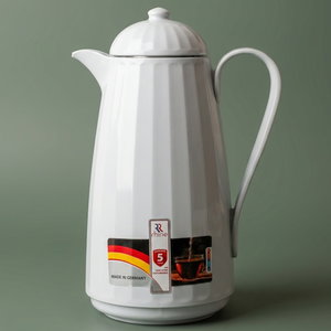 Alrhine Marcotec thermos, 1 liter, thermal glass inner container, plastic outer shell - gray product image