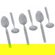 Al Saif Gallery steel spoon set, 6 pieces, engraved - silver product image 2