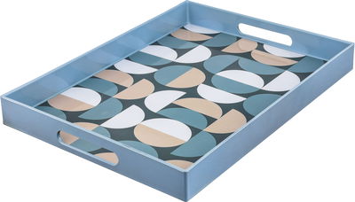 Al Saif Gallery Plastic Serving Tray, 40×30×4 cm, Rectangular - Multicolor product image 2