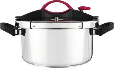 طقم قدور ستانلس ستيل سيترام، قطعتين، 4/6 لتر - فضي اسود product image 3