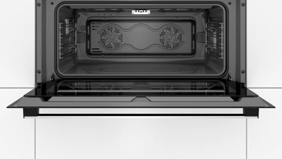 Bosch VBC514CR0 Series 4 Built-in Stainless Steel Oven, 90 x 48 cm, 85 Liters, 8 Heating Settings - Silver Black product image 3