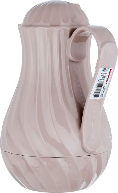 ترمس روتبونت، 1 لتر، حافظة داخلية زجاج، هيكل خارجي بلاستيك - بني فاتح product image 4