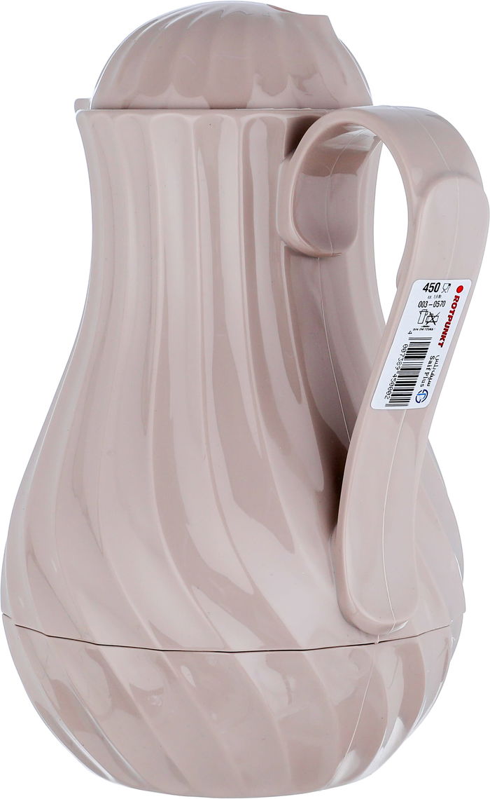ترمس روتبونت، 1 لتر، حافظة داخلية زجاج، هيكل خارجي بلاستيك - بني فاتح product image 4
