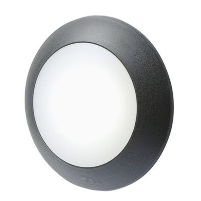 Outdoor wall light, made of durable resin plastic (Fumaqali), GX53 bulb base, 20x20 cm - Black product image 3