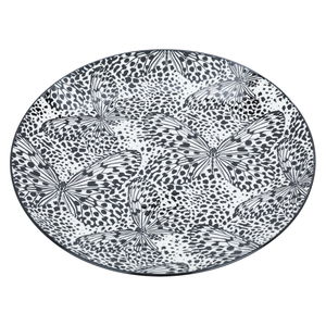 طقم سفرة دائري بورسلان السيف غاليري، 24 قطعة - أسود product image 3