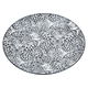طقم سفرة دائري بورسلان السيف غاليري، 24 قطعة - أسود product image 3