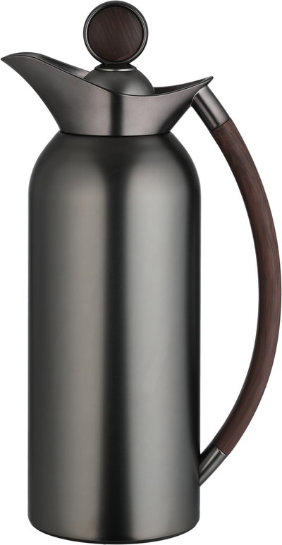 طقم ترامس الثريا السيف غاليري، 2 قطعة، 1/1 لتر، حافظة داخلية زجاج حراري، يد خشبي، ضغاط - أسود خشبي product image 6