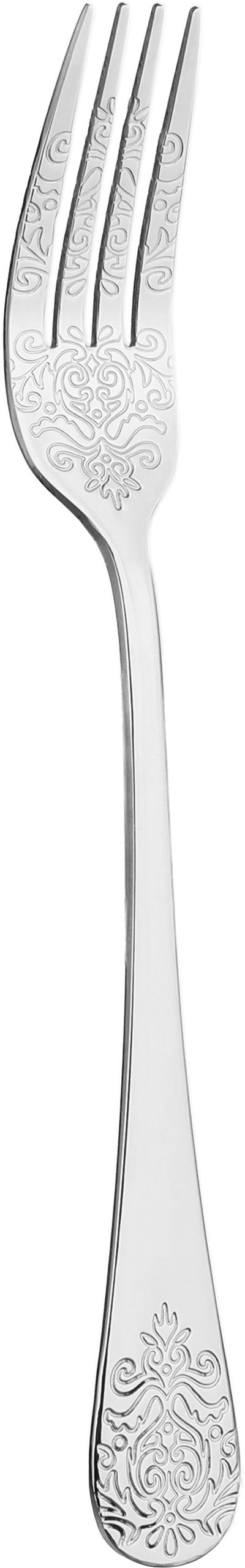 Al Saif Gallery Stainless Steel Cutlery Set, 24 Pieces, Engraved Silver product image 4