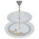 Al Saif Gallery Porcelain Serving Stand, 2 Levels - White product image 2