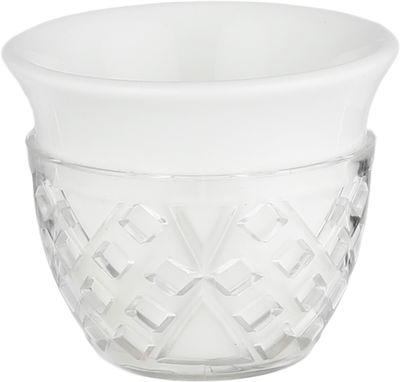 طقم فناجين قهوة مارية بورسلان سيف بلص، 12 قطع - ابيض شفاف product image 2