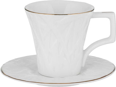 طقم فناجين قهوة سيراميك السيف غاليري، 12 قطعة - ابيض product image 2