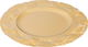 Tofaria Al Saif Gallery steel presentation, 45 x 45 x 3 cm, round - gold product image 1